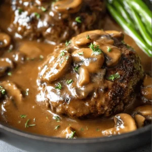Salisbury Steak with Mushroom Gravy