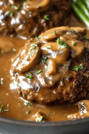 Salisbury Steak with Mushroom Gravy