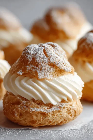 Homemade Cream Puffs