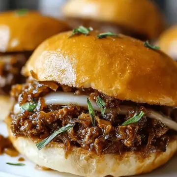 Irresistible French Onion Beef Sloppy Joes