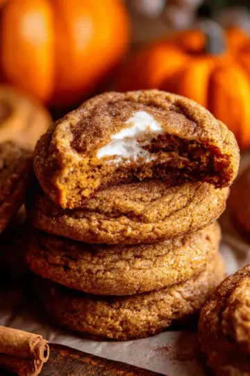 Pumpkin Cheesecake Cookies