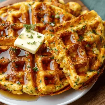 The Best Cheddar and Herb Chaffle