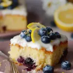 Lemon Blueberry Sheet Cake
