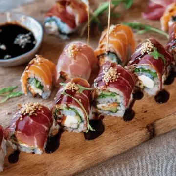 Italian Charcuterie Sushi Rolls
