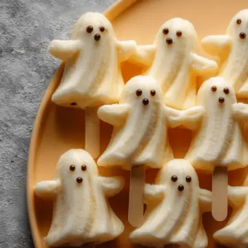 Ghostly Banana Pops