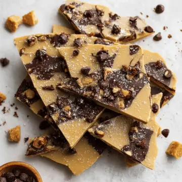 Healthy Cookie Dough Bark (Vegan & Gluten-Free)