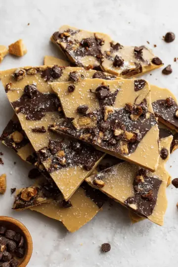Healthy Cookie Dough Bark (Vegan & Gluten-Free)