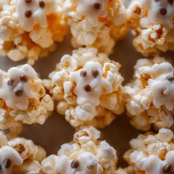 Ghost Popcorn Balls
