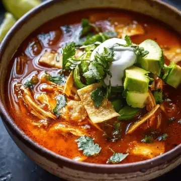 Poblano Chicken Tortilla Soup