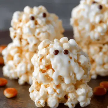 Ghost Popcorn Balls