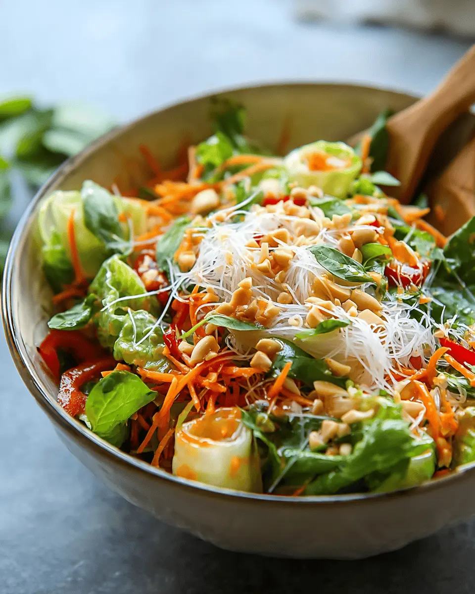 spring roll salad