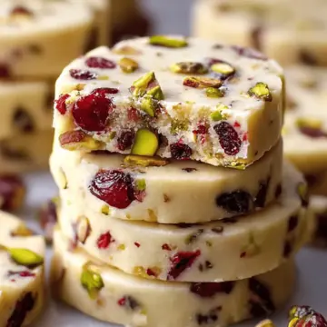 Cranberry Pistachio Shortbread Cookies: The Holiday Cookie That Actually Looks Fancy