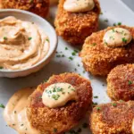 Salmon Croquettes with Remoulade Sauce
