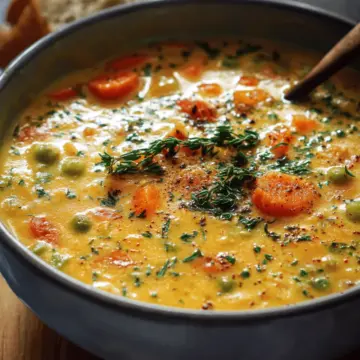 One-Pot Creamy Vegetable Soup