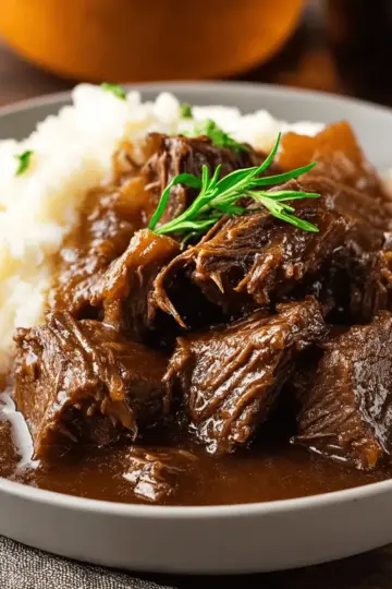 Slow Cooker Beef Manhattan: A Hearty Comfort Dish!