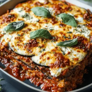 Keto Eggplant Lasagna