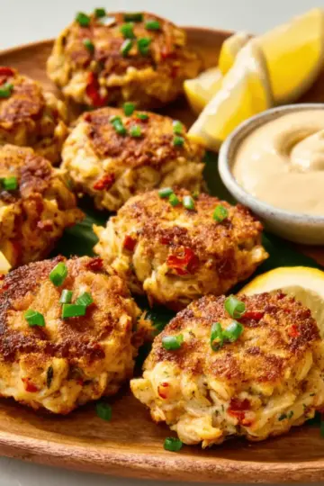 Crab Cakes with Old Bay Donkey Sauce