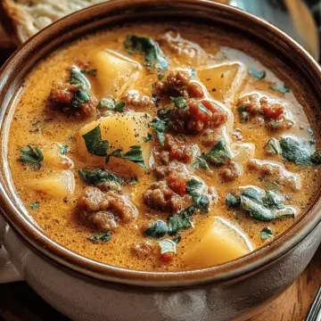 Creamy Chorizo Potato Soup Recipe