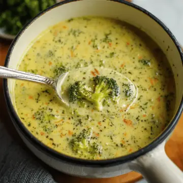 High Protein Broccoli Cheddar Soup
