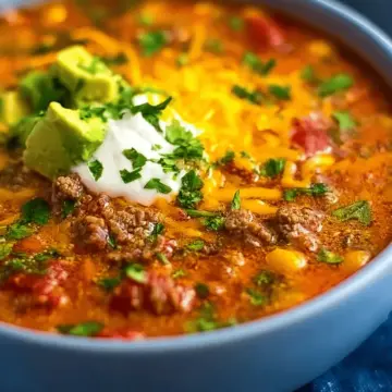 Easy Lightened Up Taco Soup