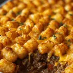 Tater Tot Casserole with Ground Beef