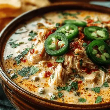 Creamy Jalapeño White Chicken Chili Recipe
