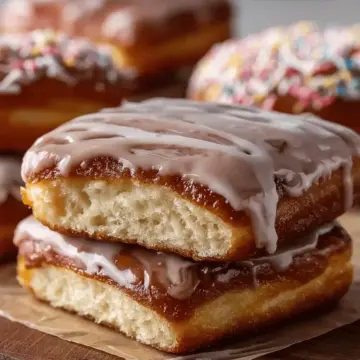 Maple Donut Bars