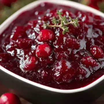 Homemade Cranberry Sauce