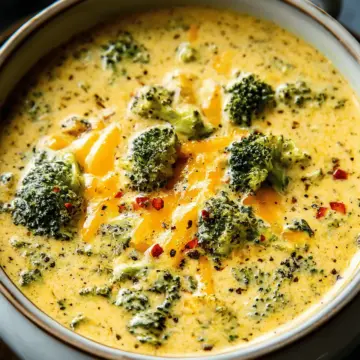 Crockpot Broccoli Cheese Soup