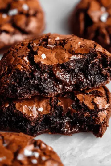 The BEST Fudgy Chewy Brookies