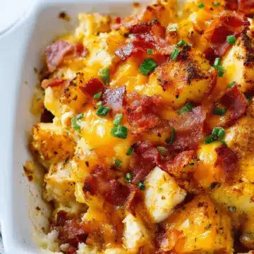 Loaded Chicken and Potato Casserole