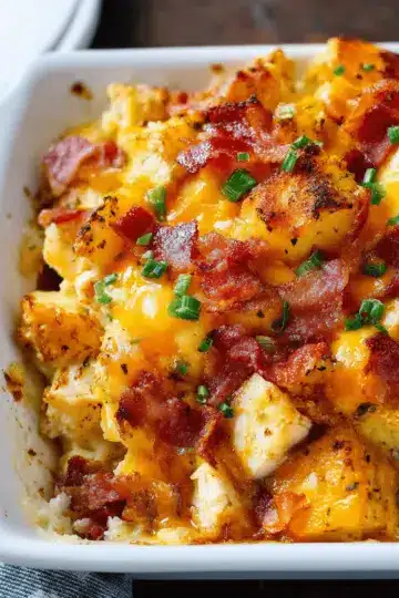 Loaded Chicken and Potato Casserole