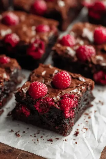 Fudgy Raspberry Brownies