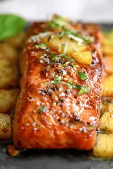 Honey Pineapple Salmon