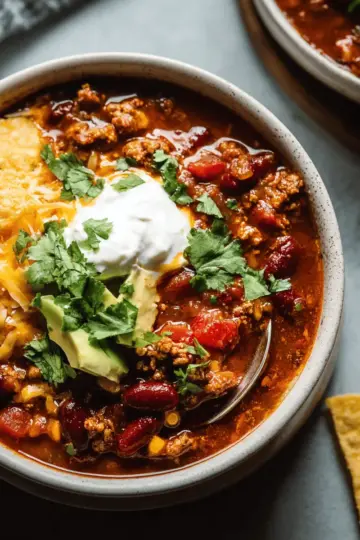 The Best Healthy Turkey Chili
