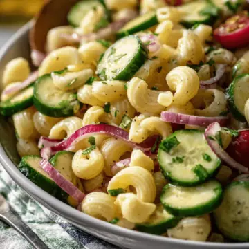 Cucumber Pasta Salad