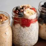 Quick & Creamy High Protein Overnight Oats