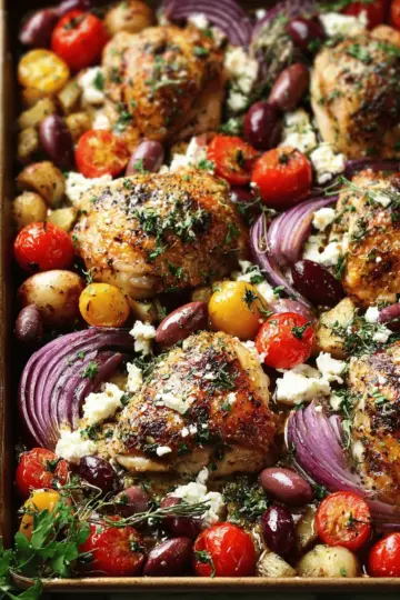 Greek Sheet Pan Chicken