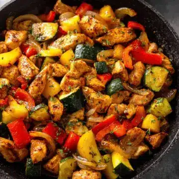 Chicken and Vegetables Skillet