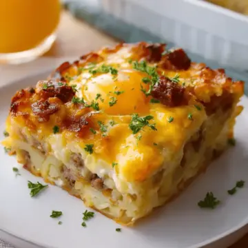 Best Breakfast Casserole (Hash Browns & Eggs)