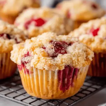 Cherry Cobbler Muffins