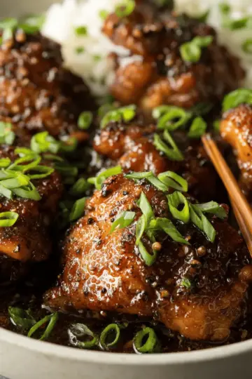 Honey Black Pepper Chicken Thighs
