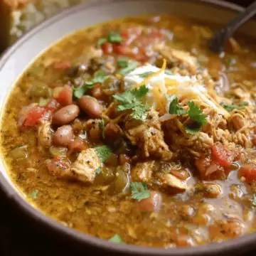Easy Salsa Verde Chicken Chili Recipe