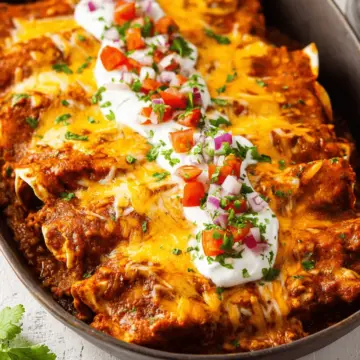 Easy Ground Beef Enchiladas