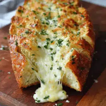 Cheese and Garlic Crack Bread