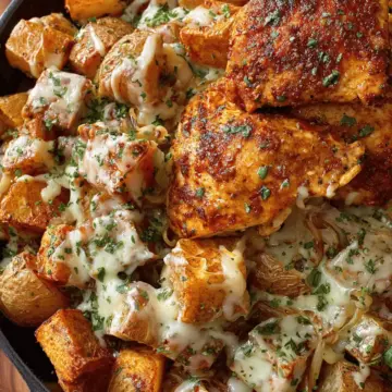 Garlic Parmesan Chicken and Potatoes
