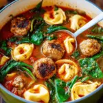 Meatball and Tortellini Soup