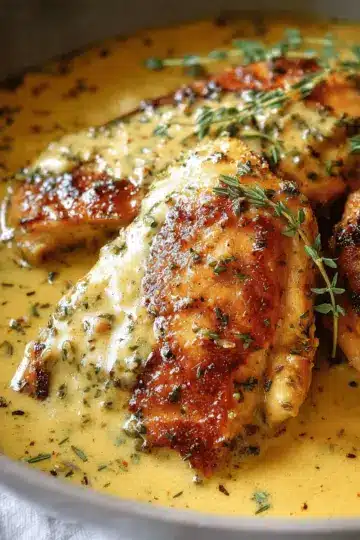Creamy French Mustard Chicken
