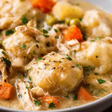 Crockpot Chicken & Dumplings
