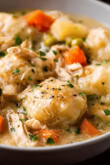 Crockpot Chicken & Dumplings